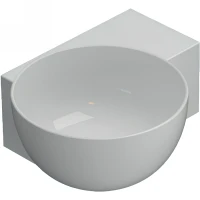 Раковина Globo T-Edge 40 R TE040BI*0 Белая фарфор подвесная, накладная