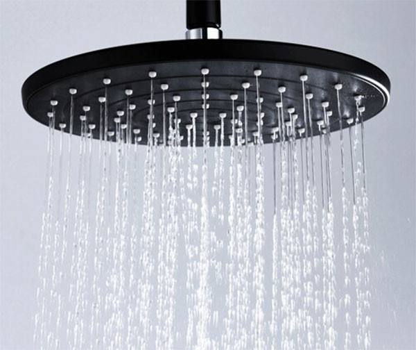 Душевая система WasserKRAFT Elbe A177477 с термостатом Черная матовая латунь встраиваемый