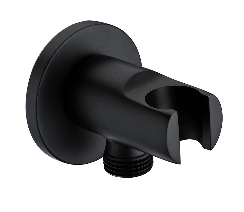 Душевая система WasserKRAFT Elbe A177477 с термостатом Черная матовая латунь встраиваемый