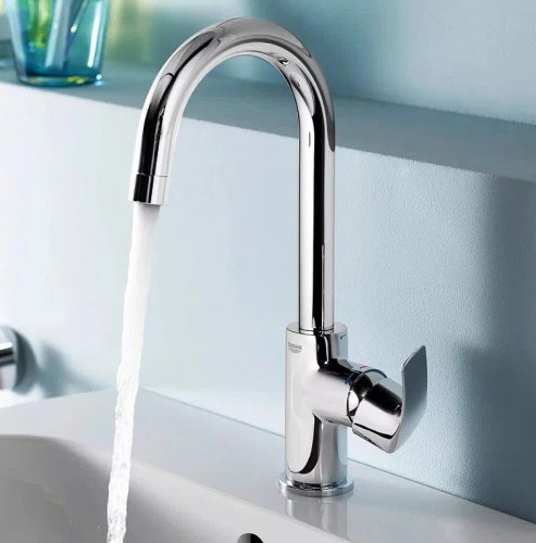 Смеситель для раковины Grohe Bauflow 23753000 Хром латунь