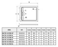 Душевой поддон из искусственного камня WeltWasser WW TRS 90 STONE-BL 90x90 10000004412 Черный