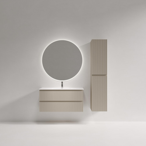 Тумба под раковину Sancos Snob R 100 SNR100/39CE подвесная цвет Beige Soft