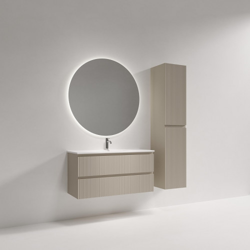 Тумба под раковину Sancos Snob R 100 SNR100/39CE подвесная цвет Beige Soft