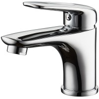 Смеситель для раковины Ledeme H48 1048L Хром латунь