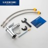 Смеситель для раковины Ledeme H48 1048L Хром латунь