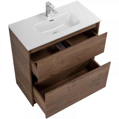 Тумба под раковину BelBagno Kraft 39 70 KRAFT39-700/390-2C-PIA-RT Rovere Tabacco МДФ / ЛДСП