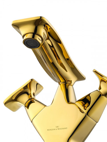 Смеситель для раковины Wonzon &amp; Woghand Shakespeare WW-651101-DG цвет Темное золото