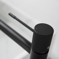 Смеситель для раковины Vincea Desire VBF-1D2MB Черный матовый латунь на столешницу
