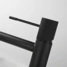 Смеситель для раковины Vincea Desire VBF-1D2MB Черный матовый латунь на столешницу
