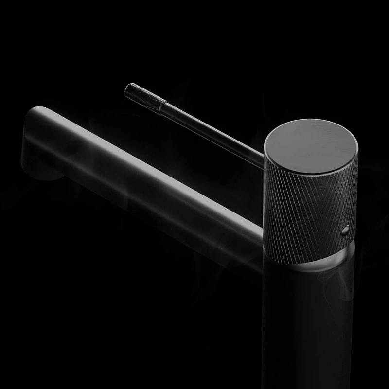 Смеситель для раковины Vincea Desire VBF-1D2MB Черный матовый латунь на столешницу