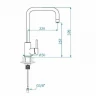 Смеситель для кухни Alveus Dual G55 Beige 1139811 Бежевый латунь