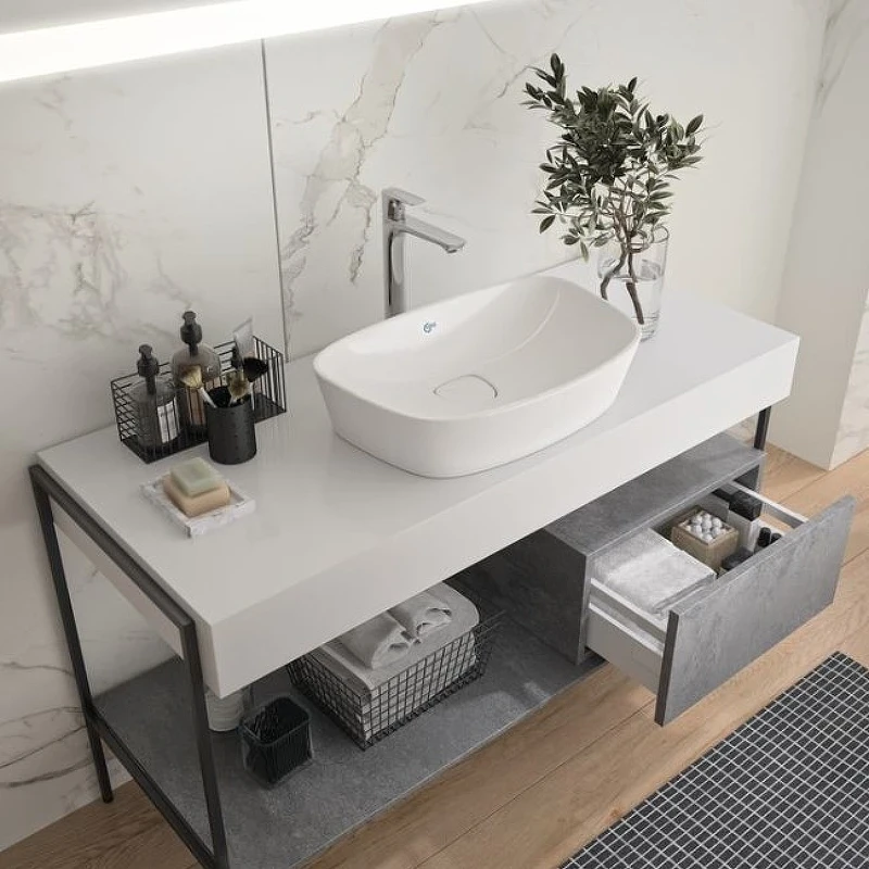 Смеситель для раковины Ideal Standard Connect Air Vessel A7027AA Хром латунь на столешницу