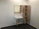 Зеркальный шкаф Comforty Рига 70 00004142212 Дуб сонома МДФ / ЛДСП, стекло