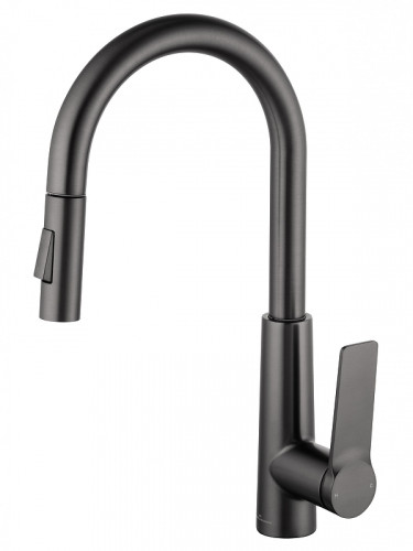 Смеситель для кухни Wonzon &amp; Woghand WW-A20782-BGG цвет Темный графит