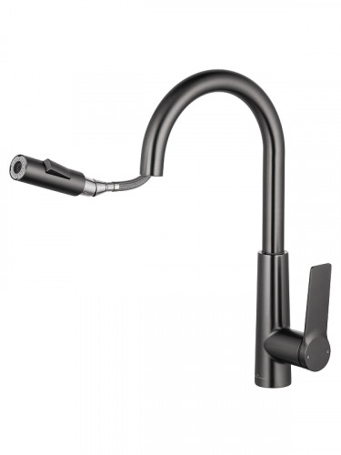 Смеситель для кухни Wonzon &amp; Woghand WW-A20782-BGG цвет Темный графит