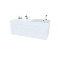 Тумба с раковиной SanVit Соната-1 100 k1100L подвесная цвет Белый