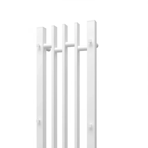 Электрический полотенцесушитель APEXTERMO Delta 800x180 DL10183WM с крючками цвет Белый матовый