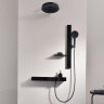 Душевая система Black&White Gravity GH-9025N-MB 9025MB с термостатом цвет Черный матовый
