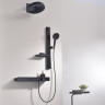 Душевая система Black&White Gravity GH-9025N-MB 9025MB с термостатом цвет Черный матовый