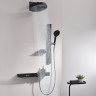 Душевая система Black&White Gravity GH-9025N-MB 9025MB с термостатом цвет Черный матовый