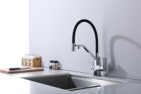 Смеситель для кухни Raglo R85.62 Хром Черный латунь