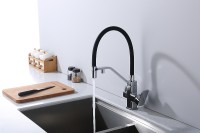 Смеситель для кухни Raglo R85.62 Хром Черный латунь