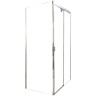 Душевой уголок Ceruttispa 120x80 Marbella 120-L 7911 профиль Хром стекло прозрачное