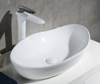 Раковина-чаша BelBagno 52 BB1362 Белая фаянс накладная