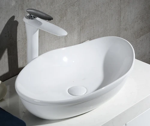 Раковина-чаша BelBagno 52 BB1362 Белая фаянс накладная