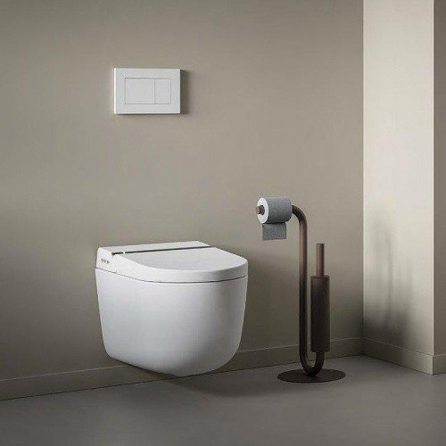 Унитаз биде Artceram Hype KHYV001 05 00 подвесной цвет Белый матовый с сиденьем Микролифт