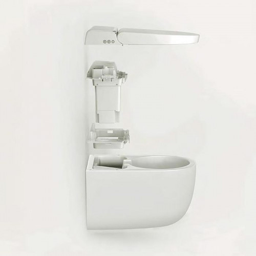 Унитаз биде Artceram Hype KHYV001 05 00 подвесной цвет Белый матовый с сиденьем Микролифт