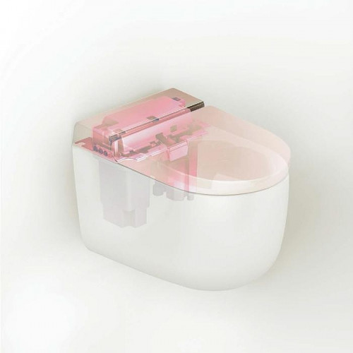 Унитаз биде Artceram Hype KHYV001 05 00 подвесной цвет Белый матовый с сиденьем Микролифт