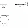Унитаз Ideal Standard Connect W941102 подвесной с сиденьем Микролифт фарфор подвесной