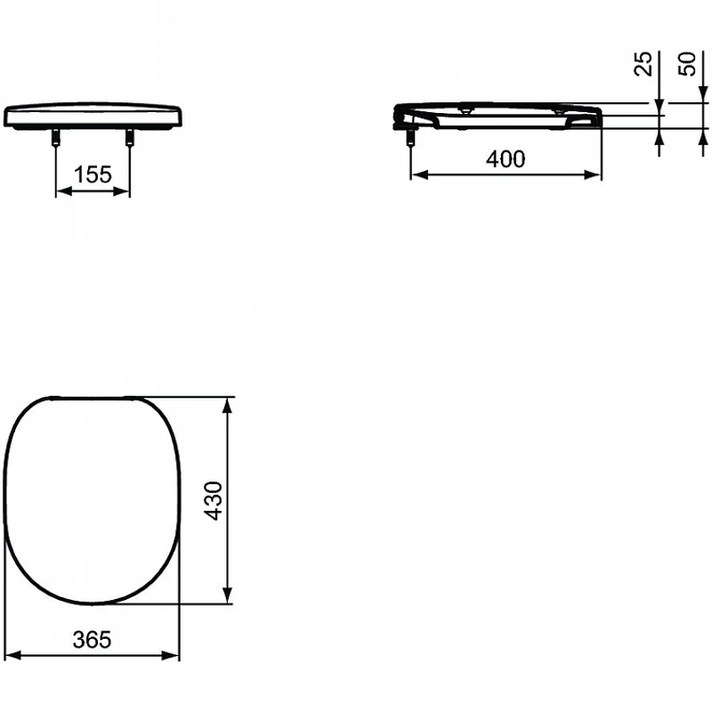 Унитаз Ideal Standard Connect W941102 подвесной с сиденьем Микролифт фарфор подвесной