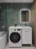 Тумба с раковиной Orange Sistema 110 R STD-110TUW+RAR Белая МДФ / ЛДСП