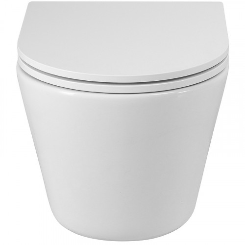 Унитаз Cezares Liner-Tor CZR-38083-49-TH-TOR/SC подвесной с сиденьем Микролифт фаянс подвесной