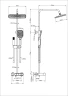 Душевая система Wonzon & Woghand Muse WW-B3112-CR с термостатом цвет Хром