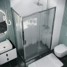 Душевой уголок Grossman Style 120х90 120.K33.05.1290.10.02 профиль Хром стекло шиншилла