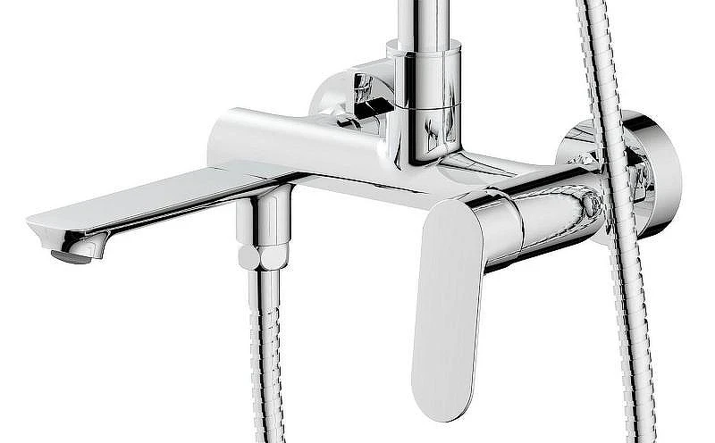 Душевая система Azario Alanti AZ-K2332-1 цвет Хром