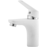 Смеситель для раковины Melodia della vita Moderno MDV35120_wt Белый латунь