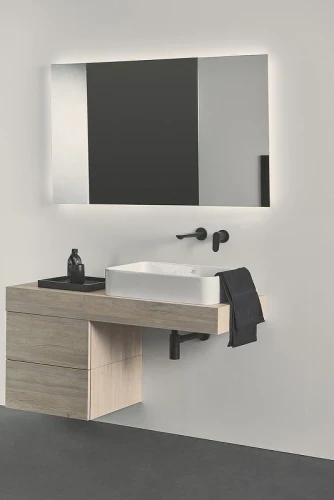 Смеситель для раковины Ideal Standard Cerafine Model O BD133XG Черный шелк латунь встраиваемый