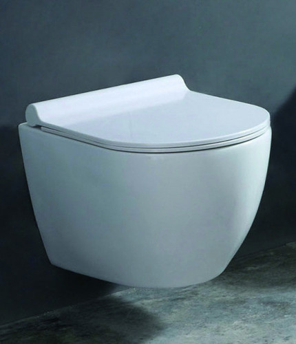 Унитаз Azario Geno AZ2196D подвесной Белый с сиденьем Микролифт фаянс подвесной