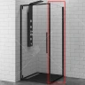 Душевая стенка RGW Z-050-3 100 352253100-14 профиль Черный стекло прозрачное