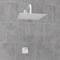Душевая система WasserKRAFT Saale A9551.146.254 Белая матовая латунь встраиваемый