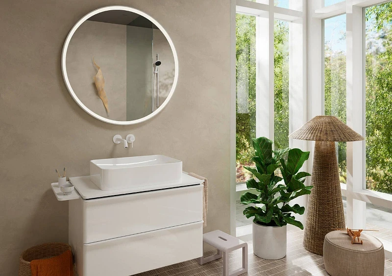 Смеситель для раковины Hansgrohe Tecturis S 73351700 Белый матовый латунь встраиваемый