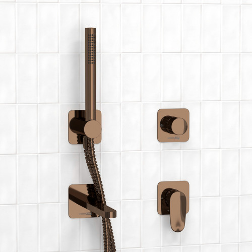 Смеситель для ванны WasserKRAFT Asphe A7751.287.289.290.292.291 Розовое золото латунь встраиваемый