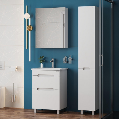 Тумба под раковину Onika Айленд 50 105039 цвет Белый