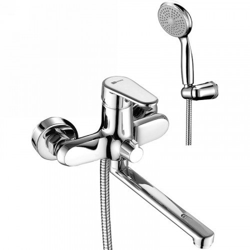 Смеситель для ванны Lemark Point LM0317C универсальный Хром латунь на стену