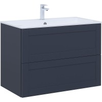 Тумба с раковиной Aquanet Терра 90 323186 подвесная Маренго МДФ / ЛДСП