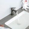 Смеситель для раковины Frap H71-9 F1071-9 Оружейная сталь латунь